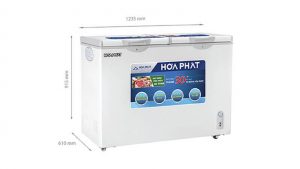 Tủ đông Hòa Phát-HCF-606S2N2